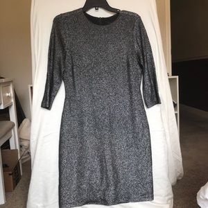 Grey shimmer dress